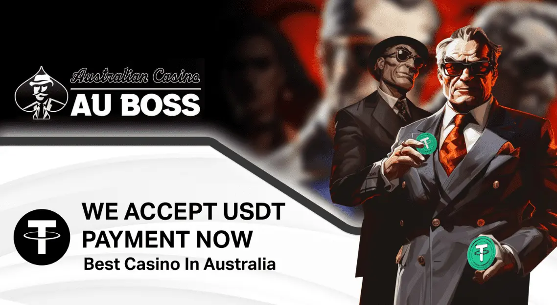 AU Boss Casino accepts USDT Tether cryptocurrency payments - Best Casino in Australia